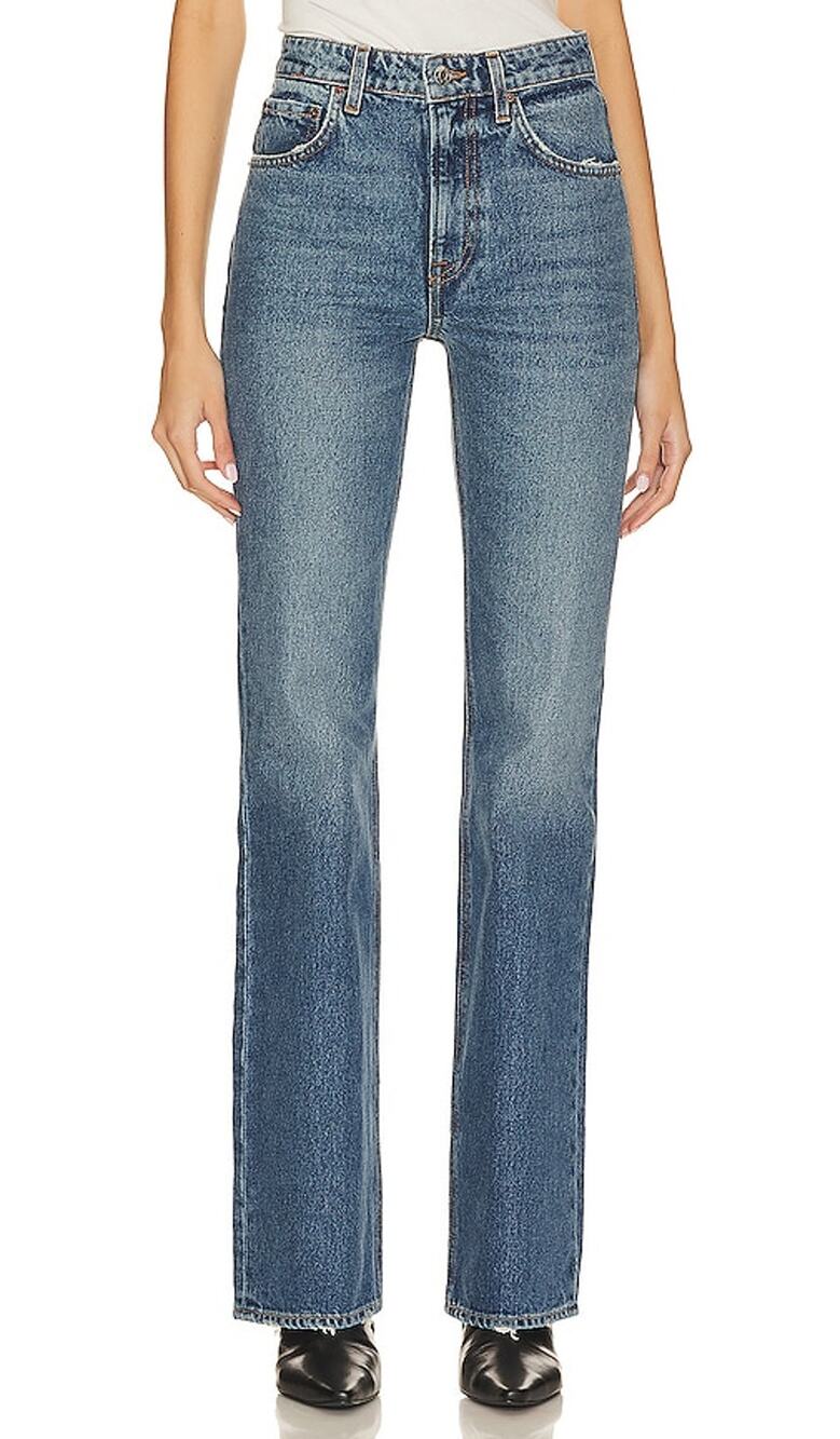 Grlfrnd Classic Los Feliz Melanie High Rise Bootcut Denim Jeans Size 32